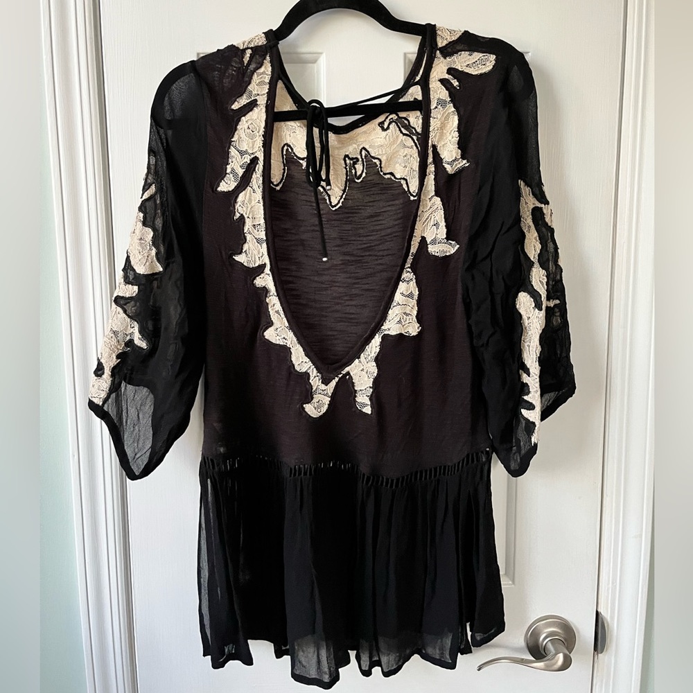 UO Low-Back Sheer Top